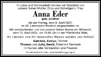 eine Anzeige