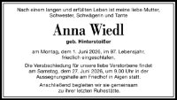 eine Anzeige