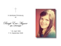 eine Anzeige