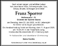 eine Anzeige