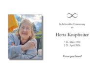 eine Anzeige