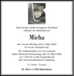 eine Anzeige